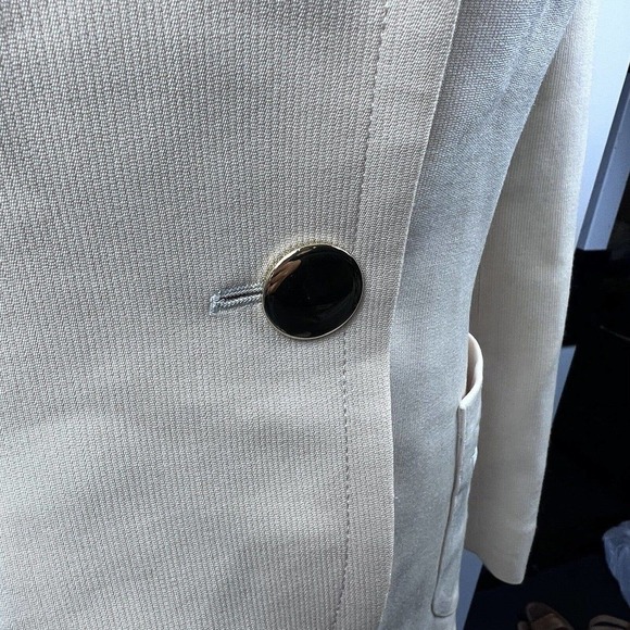 49 Av Junko Shimada Beige Tan Wool One Button Blazer 2P 4P Japanese Designer - Picture 4 of 14